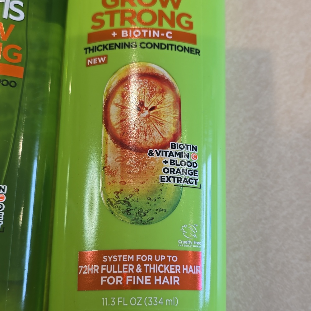 RESERVED Garnier Fructis Grow Stronger Thickening Shampoo and Conditioner - Picture 3 of 7